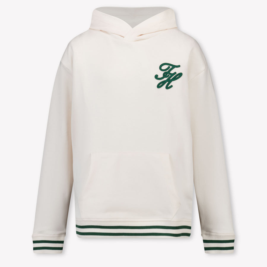 Tommy Hilfiger Kids Boys Sweater In OffWhite
