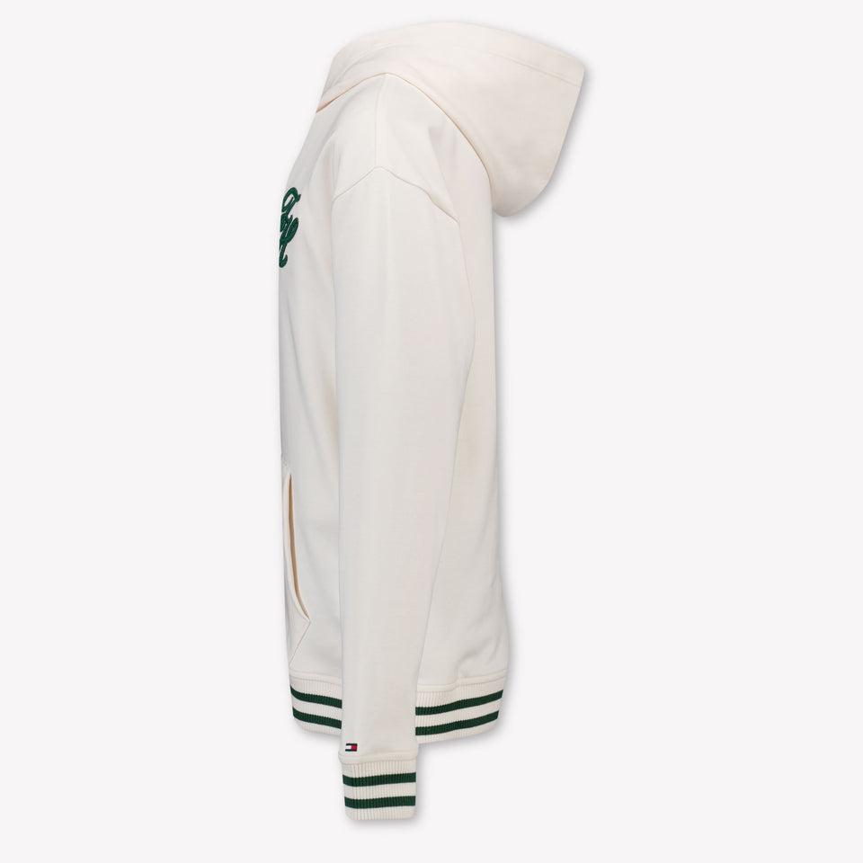 Tommy Hilfiger Kids Boys Sweater In OffWhite