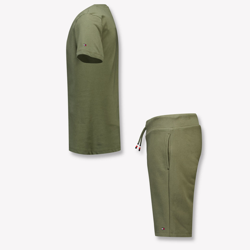 Tommy Hilfiger Kinder Jongens T-Shirt In Groen