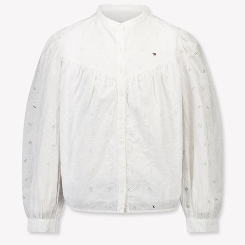 Tommy Hilfiger Kids Girls Blouse In White