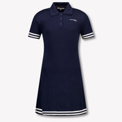 Tommy Hilfiger Kids Girls Dress In Navy