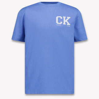 Calvin Klein Kinder Jongens T-Shirt In Licht Blauw
