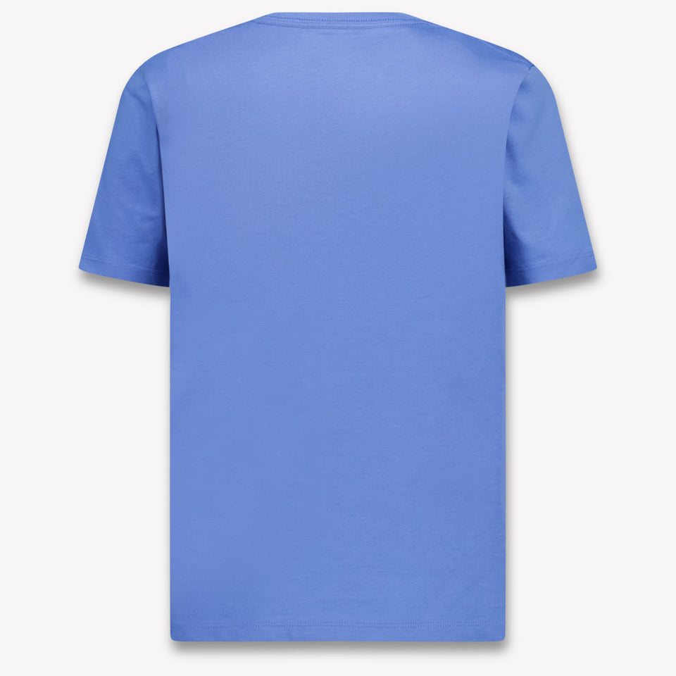 Calvin Klein Kids Boys T-Shirt In Light Blue