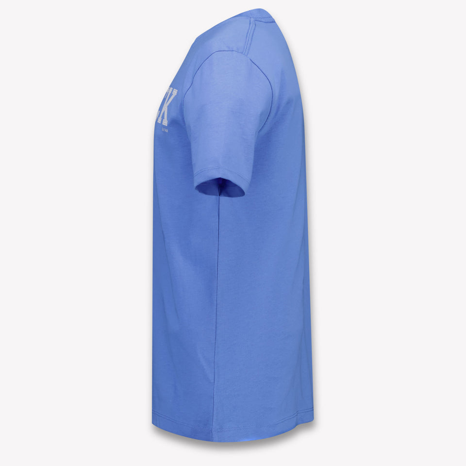 Calvin Klein Kids Boys T-Shirt In Light Blue