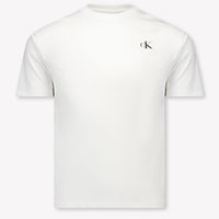 Calvin Klein Kinder Jongens T-Shirt In Wit