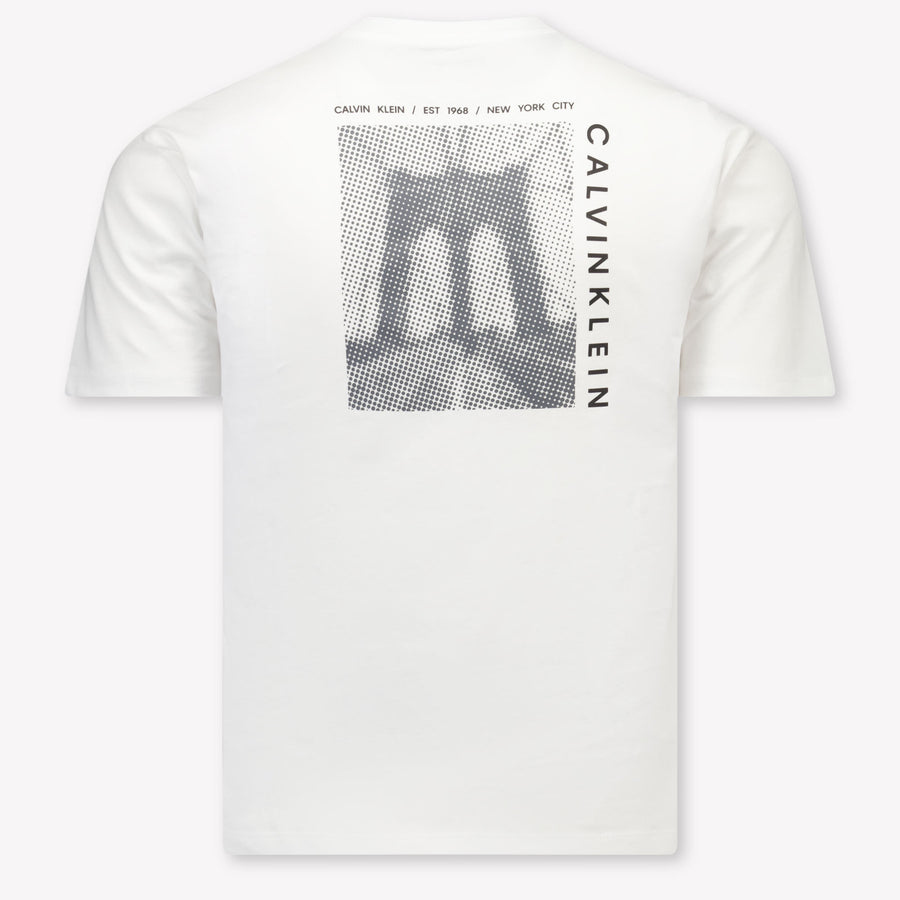 Calvin Klein Kinder Jongens T-Shirt In Wit
