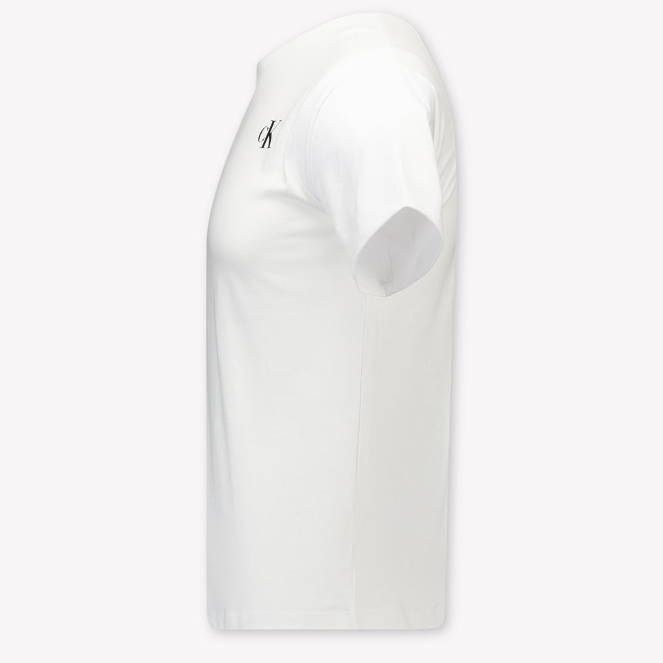 Calvin Klein Kinder Jongens T-Shirt In Wit