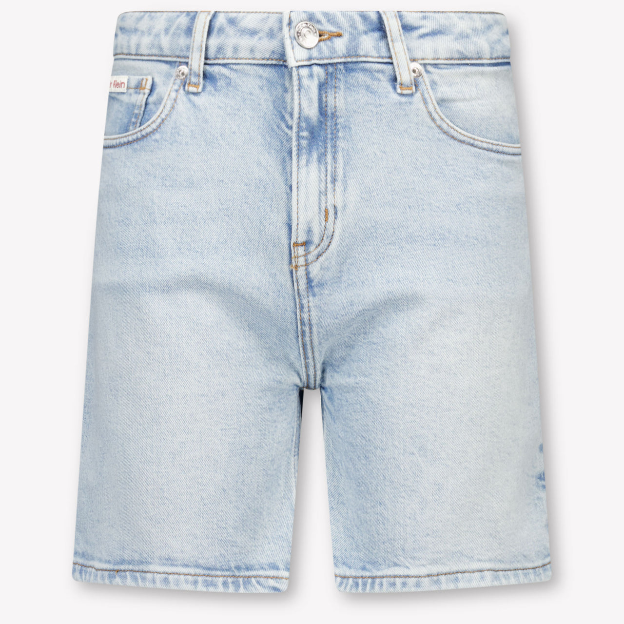 Calvin Klein Kids Girls Shorts In Light Blue