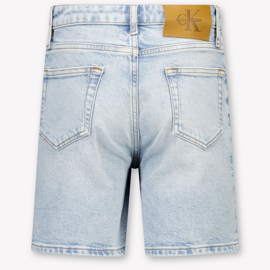 Calvin Klein Kids Girls Shorts In Light Blue