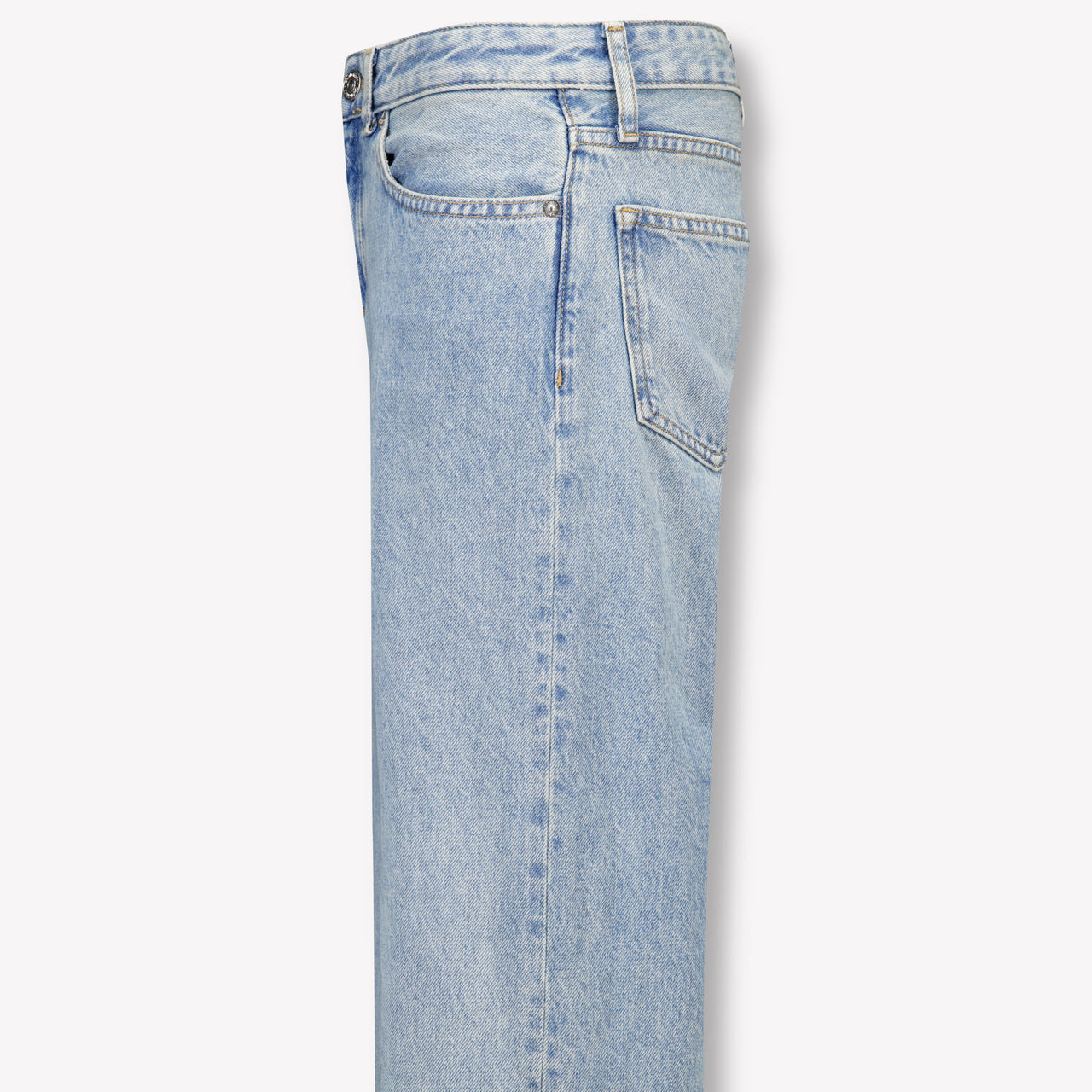 Calvin Klein Kids Girls Jeans In Light Blue