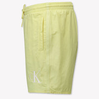 Calvin Klein Kids Boys Swimwear In Yellow