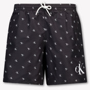 Calvin Klein Kids Boys Swimwear In Black