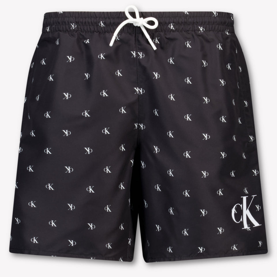 Calvin Klein Kids Boys Swimwear In Black