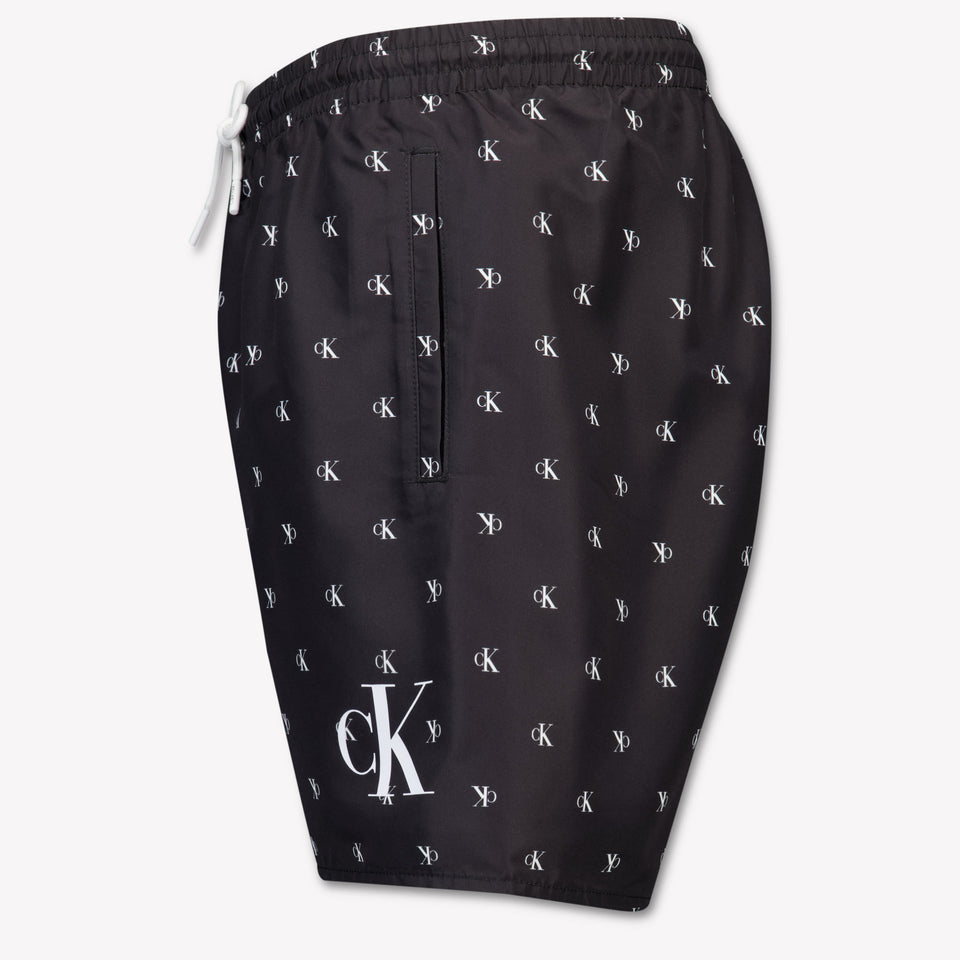 Calvin Klein Kids Boys Swimwear In Black