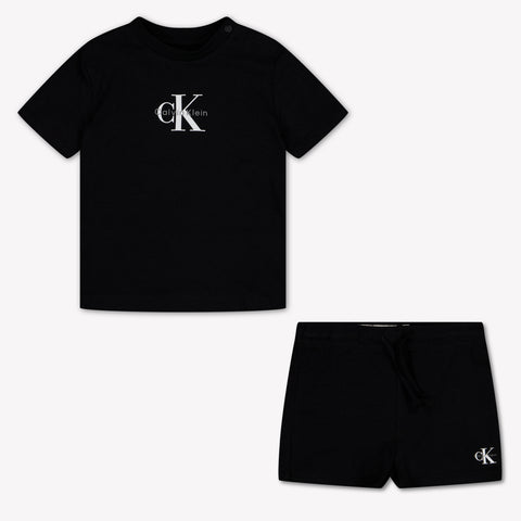 Calvin Klein Baby Unisex Set In Black