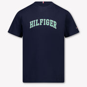 Tommy Hilfiger Kinder Jongens T-Shirt In Navy