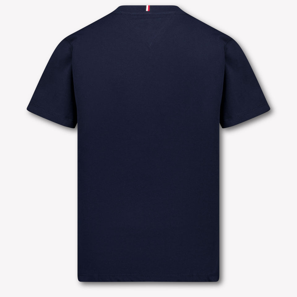 Tommy Hilfiger Kinder Jongens T-Shirt In Navy