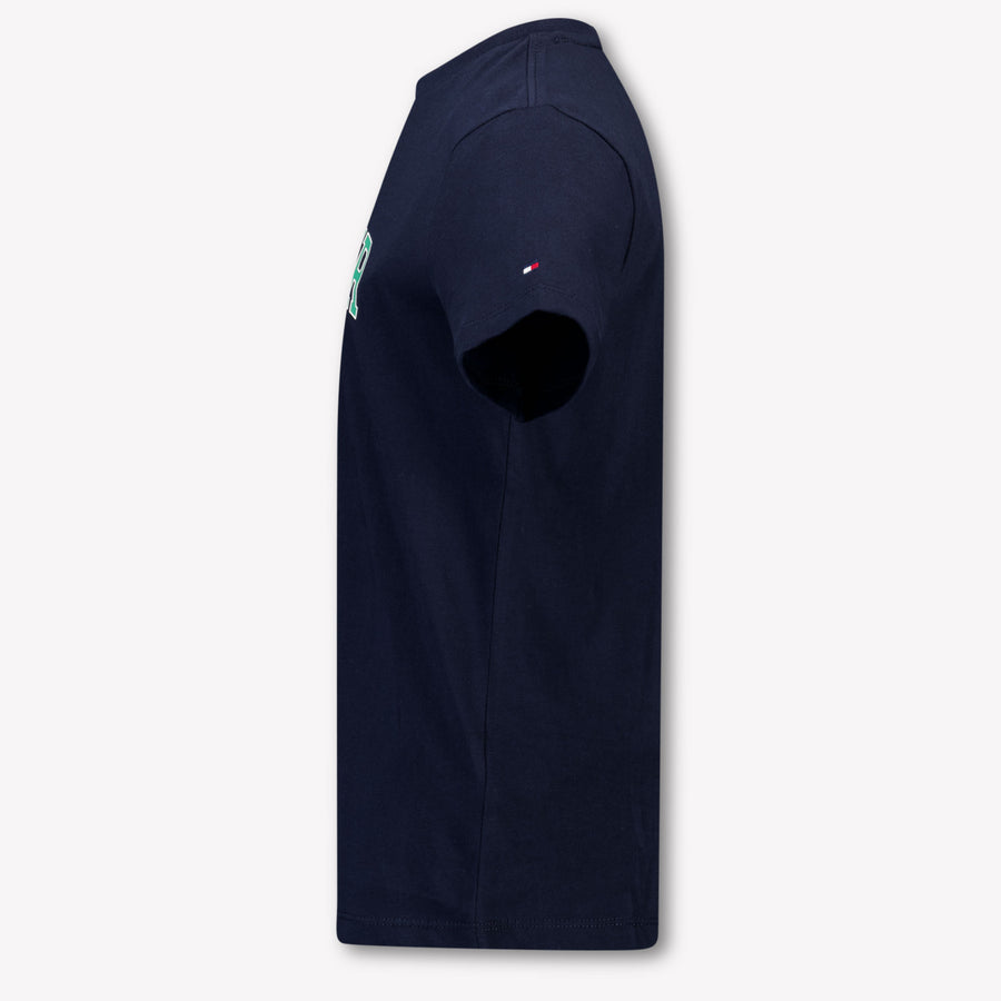 Tommy Hilfiger Kinder Jongens T-Shirt In Navy