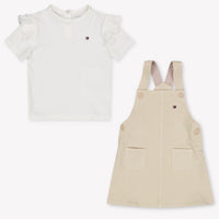 Tommy Hilfiger Baby Meisjes Setje In Beige
