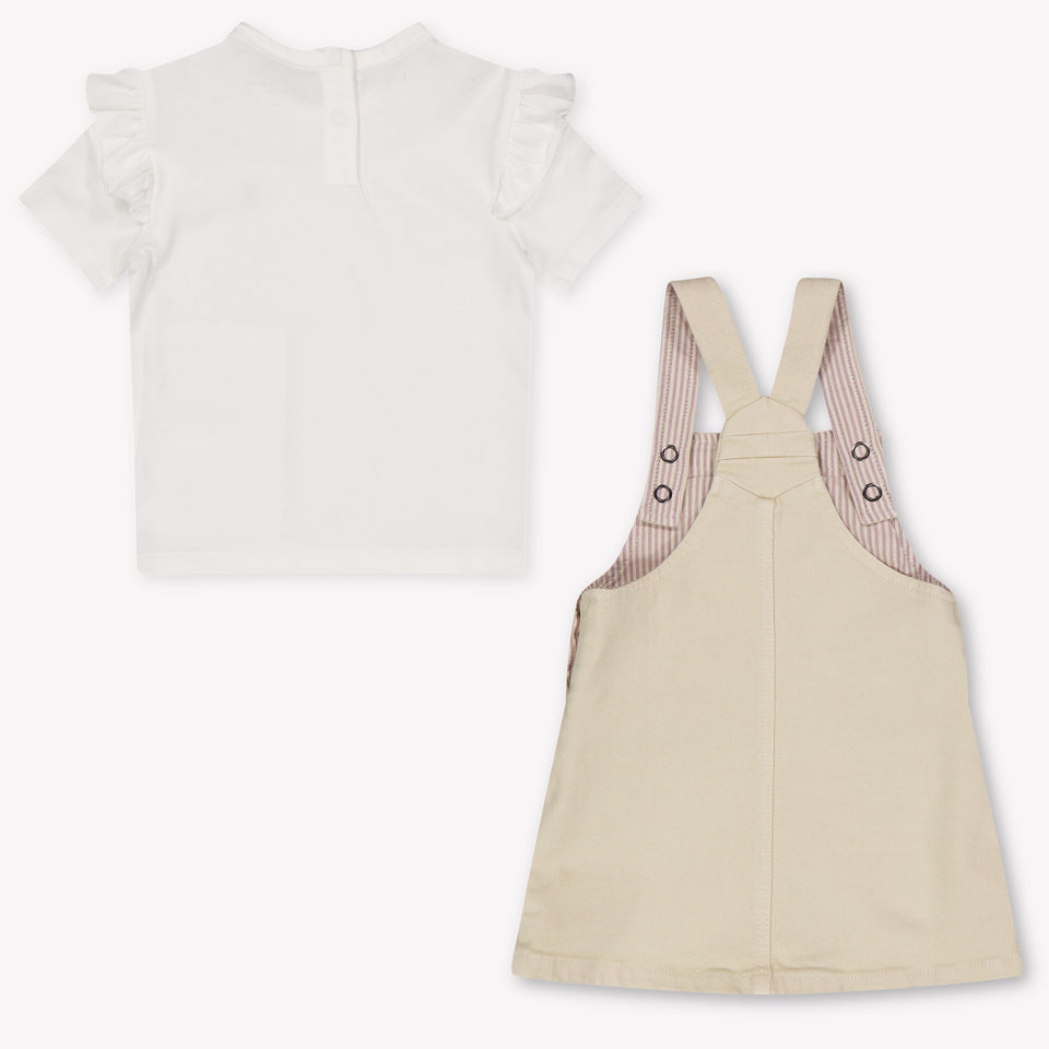 Tommy Hilfiger Baby Meisjes Setje In Beige