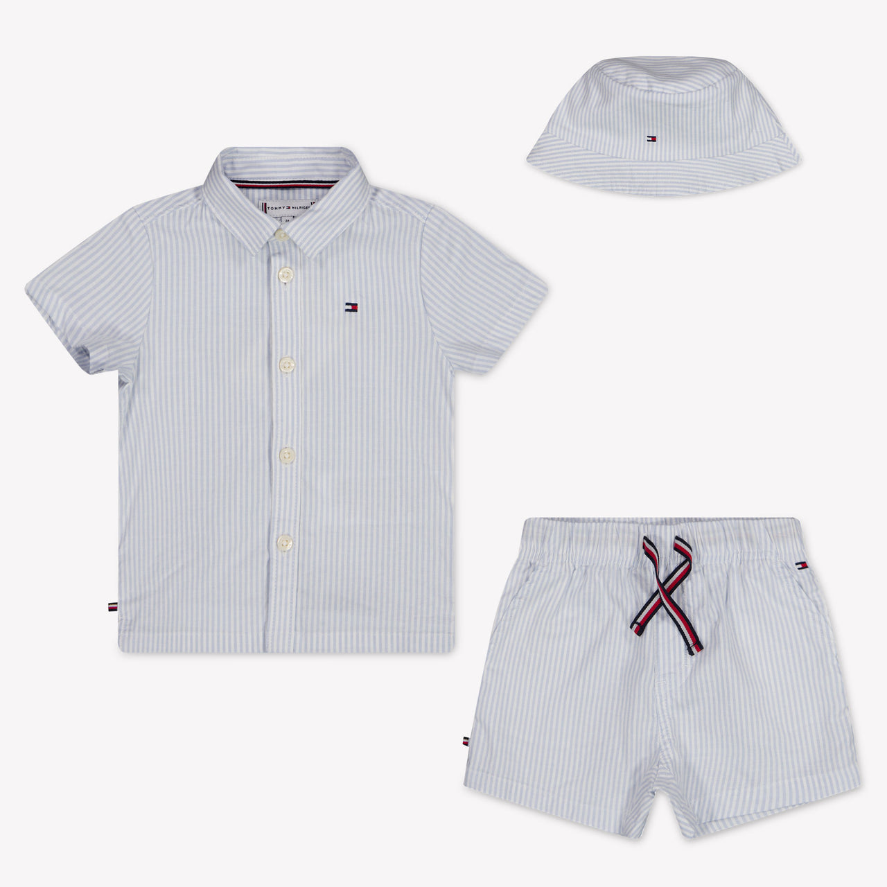 Tommy Hilfiger Baby Boys Set In Light Blue