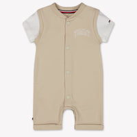 Tommy Hilfiger Baby Unisex Playsuit In Beige