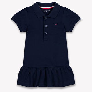 Tommy Hilfiger Baby Meisjes Jurk In Navy