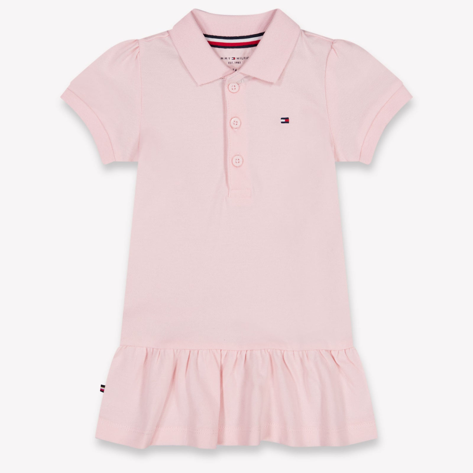 Tommy Hilfiger Baby Meisjes Jurk In Licht Roze