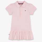 Tommy Hilfiger Baby Meisjes Jurk In Licht Roze