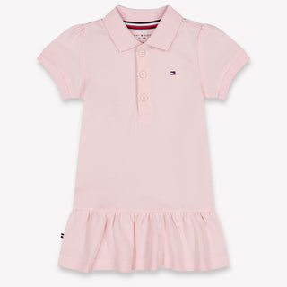 Tommy Hilfiger Baby Meisjes Jurk In Licht Roze