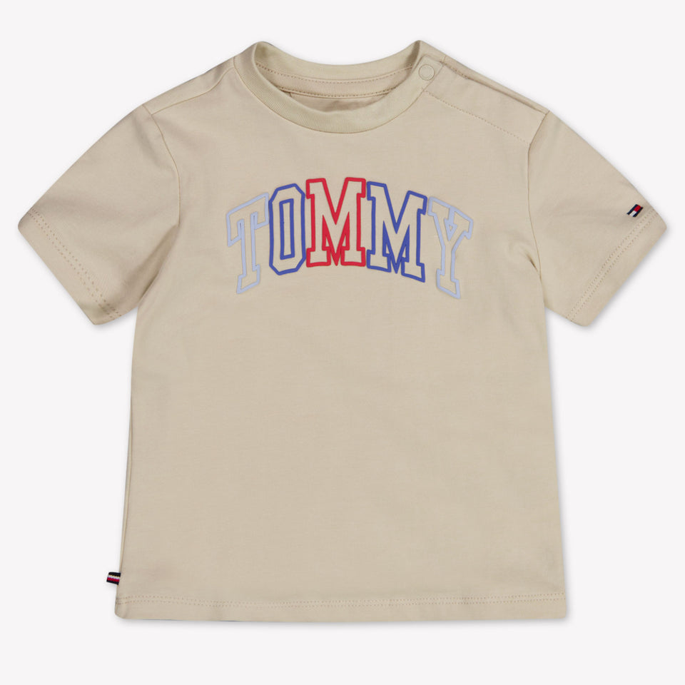 Tommy Hilfiger Baby Jongens T-Shirt In Beige