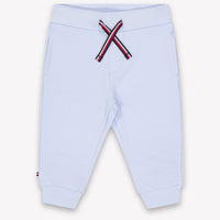 Tommy Hilfiger Baby Unisex Pants In Light Blue