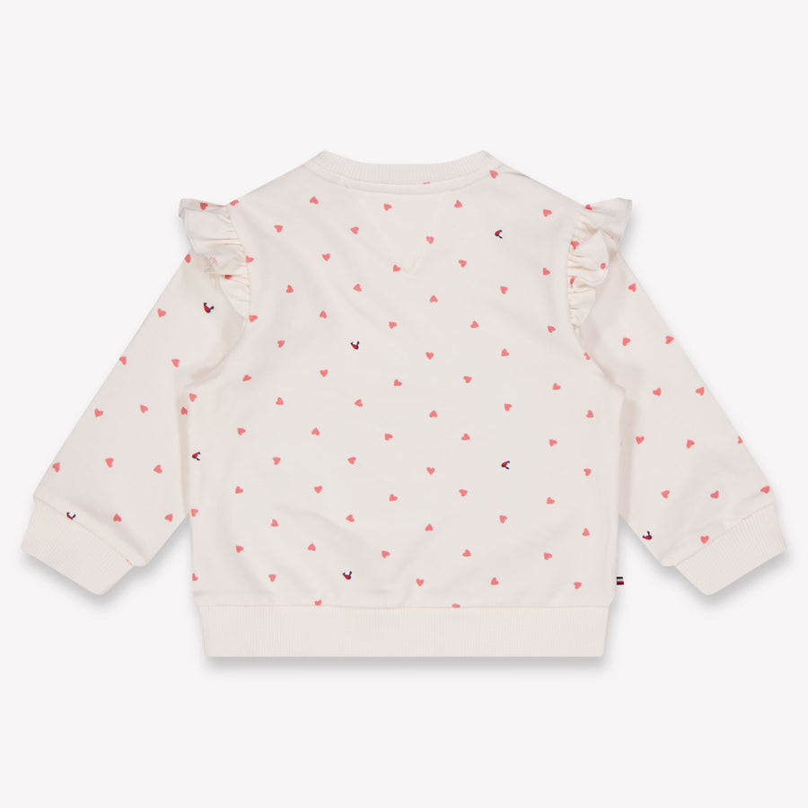 Tommy Hilfiger Baby Girls Sweater In OffWhite