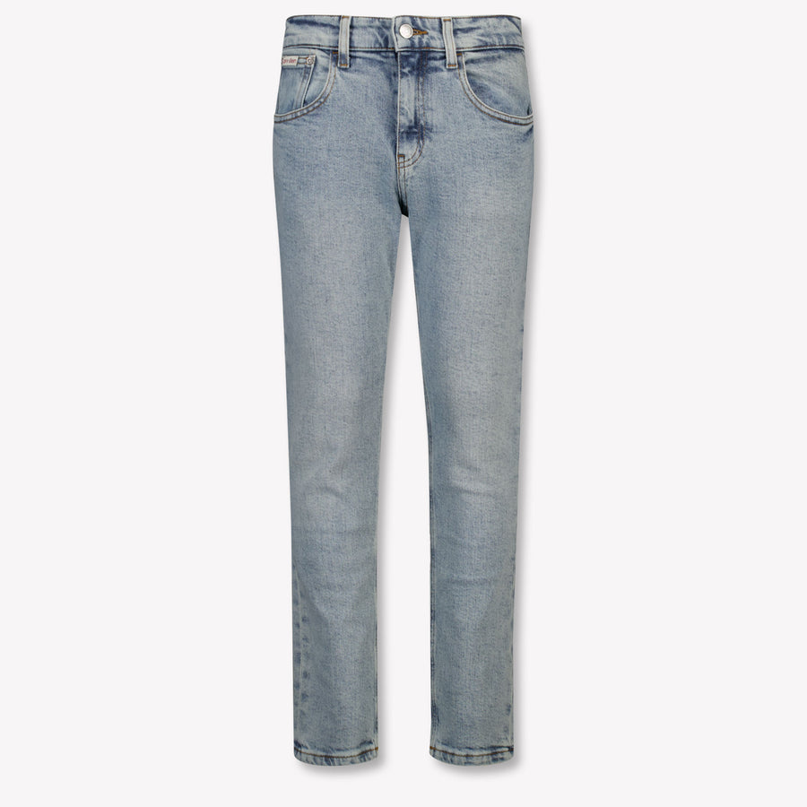 Calvin Klein Kids Boys Jeans In Light Blue