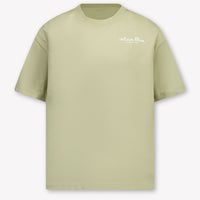 Calvin Klein Kinder Jongens T-Shirt In Olijf Groen