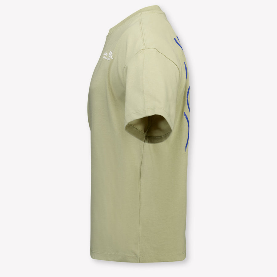 Calvin Klein Kinder Jongens T-Shirt In Olijf Groen