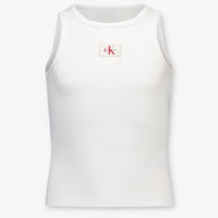 Calvin Klein Kinder Meisjes T-Shirt In Wit