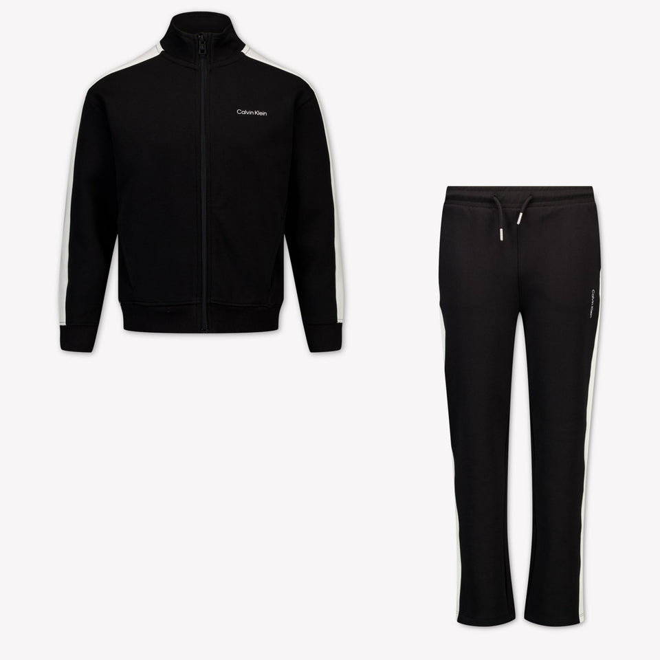 Calvin Klein Kids Boys Jogging suit In Black