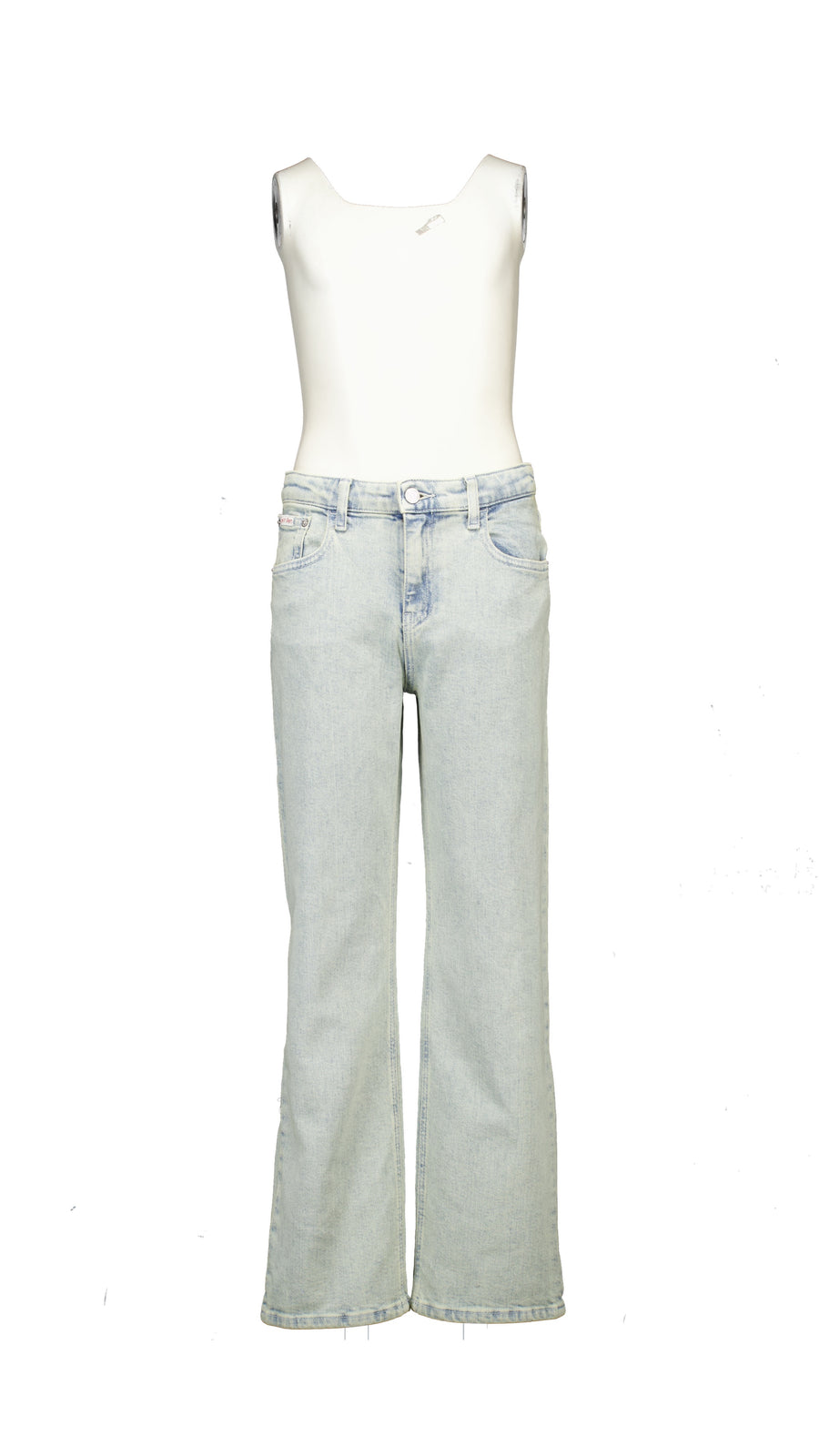 Calvin Klein Kids Boys Jeans In Light Blue