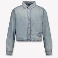 Calvin Klein Kids Girls Blouse In Jeans