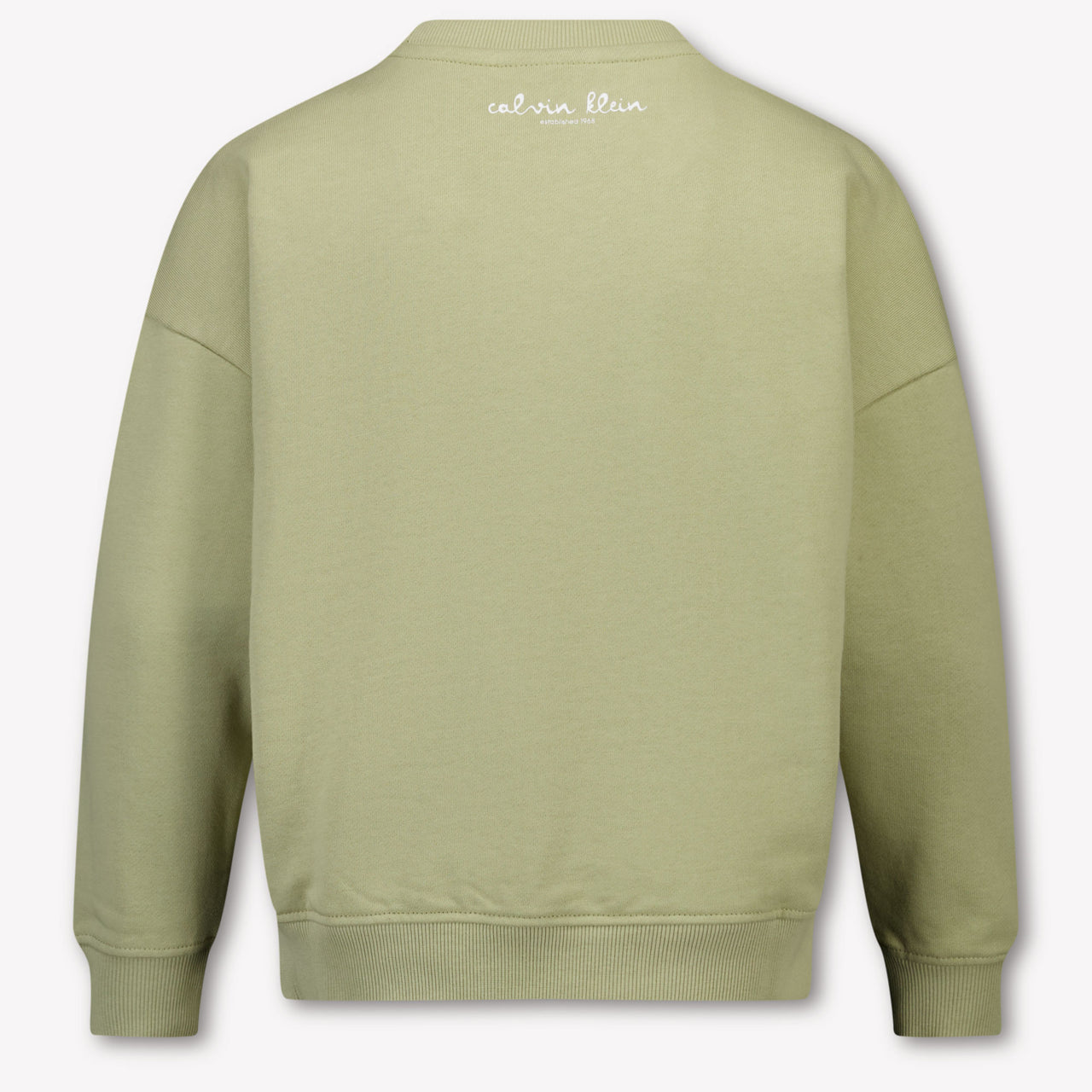Calvin Klein Kinder Jongens Trui In Olijf Groen