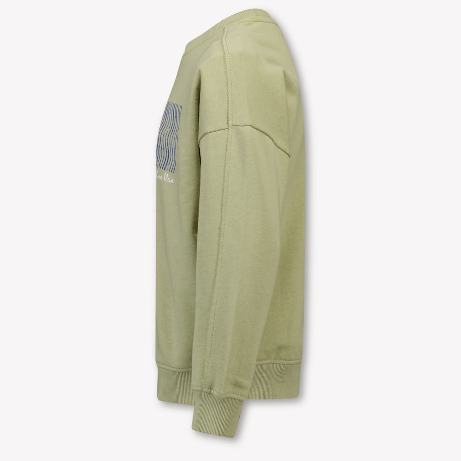 Calvin Klein Kinder Jongens Trui In Olijf Groen