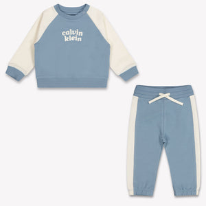 Calvin Klein Baby Unisex Jogging suit In Light Blue