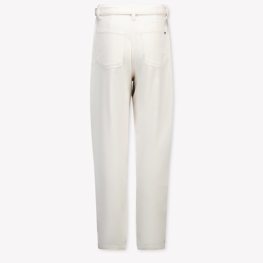 Tommy Hilfiger Kids Girls Pants In OffWhite