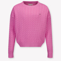 Tommy Hilfiger Kinder Meisjes Trui In Fuchsia