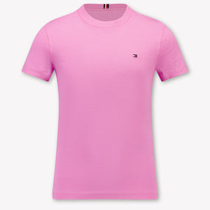Tommy Hilfiger Kinder Jongens T-Shirt In Roze