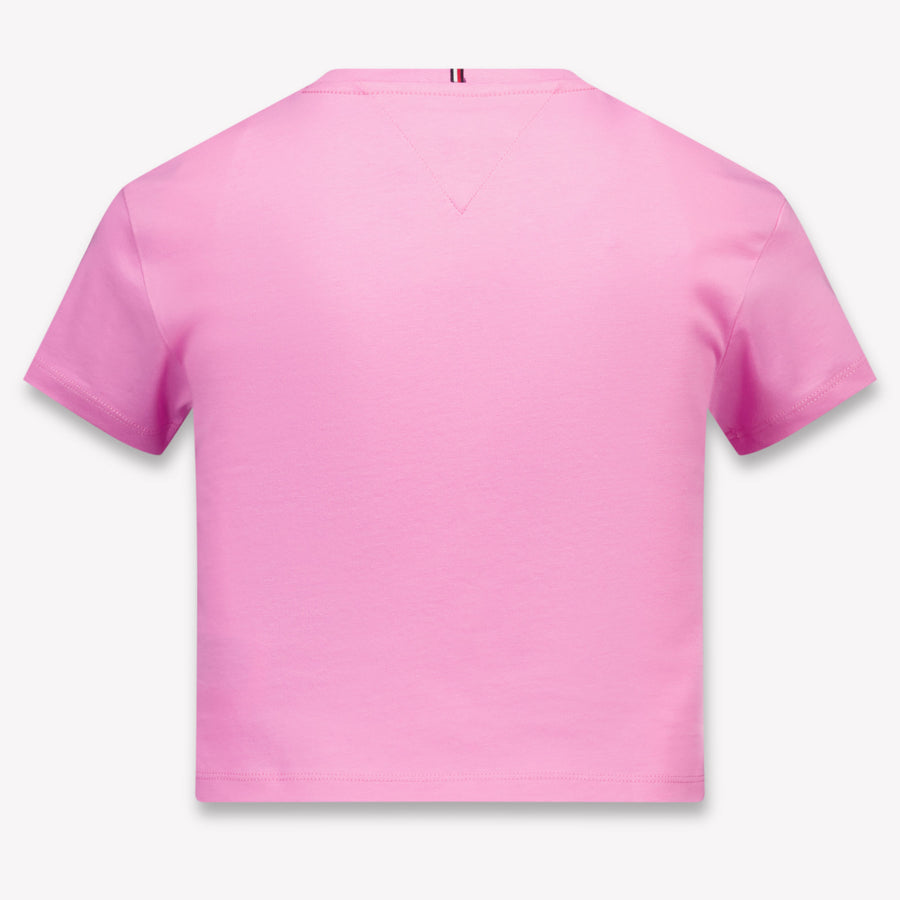 Tommy Hilfiger Kinder Meisjes T-Shirt In Fuchsia