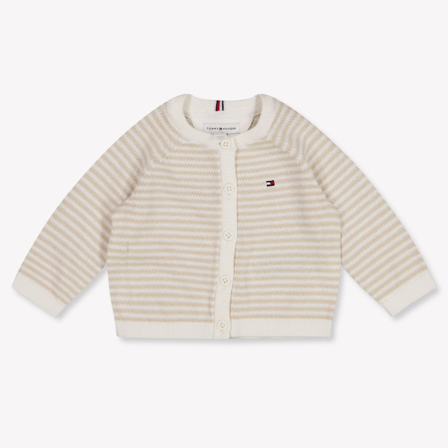 Tommy Hilfiger Baby Unisex Vest In Licht Beige