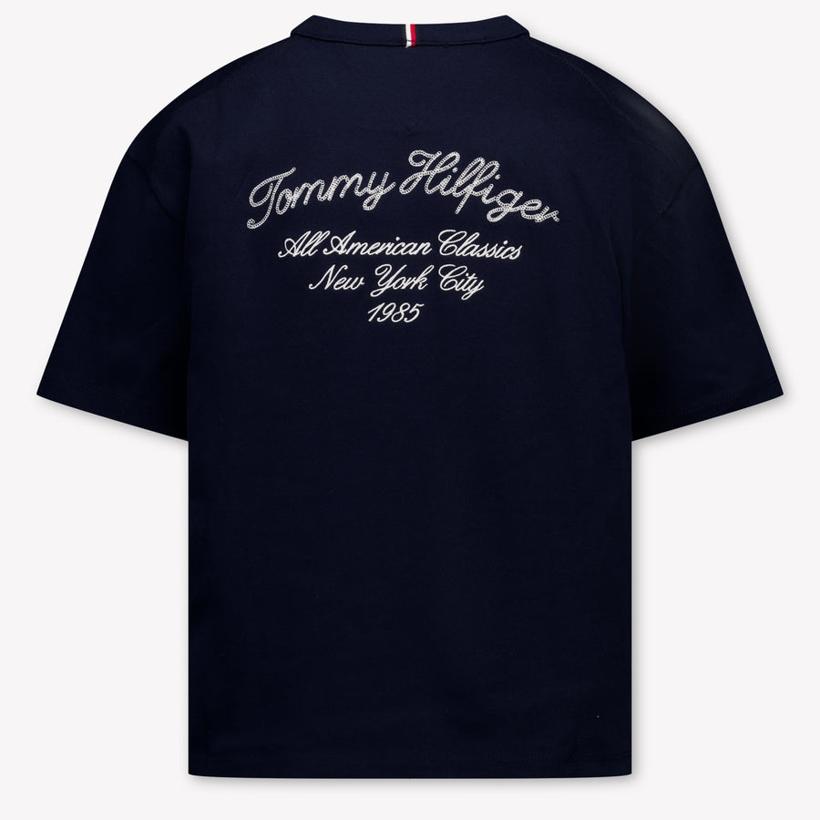 Tommy Hilfiger Kinder Jongens T-Shirt In Navy