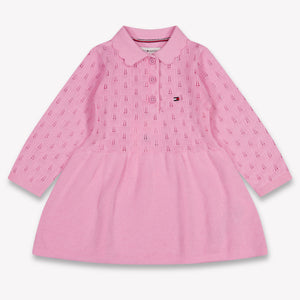 Tommy Hilfiger Baby Girls Dress In Light Pink